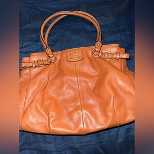 Vintage Coach Madison Kara leather tote bag in cognac
